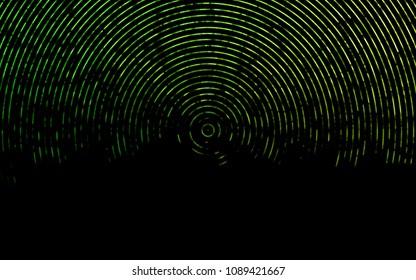Dark Green vector template with lava shapes. Modern gradient abstract illustration with bandy lines. The elegant pattern for brand book.