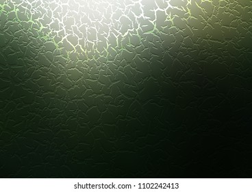 Dark Green vector template with lava shapes. Shining crooked illustration in marble style. Marble style for your business design.