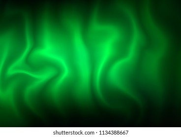 Dark Green vector template with lava shapes. Shining illustration, which consist of blurred lines, circles. A completely new marble design for your business.