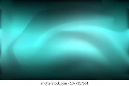 Dark Green vector template with lines, ovals. Colorful abstract illustration with gradient lines. Marble design for your web site.