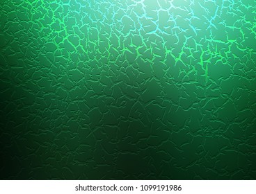 Dark Green vector template with lines, ovals. Glitter abstract illustration with wry lines. The template for cell phone backgrounds.