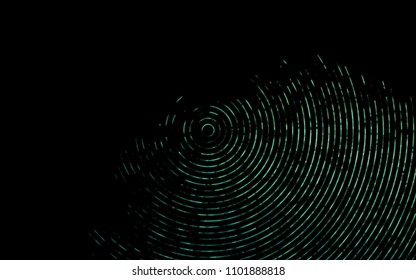 Dark Green vector template with lines, ovals. Colorful illustration in abstract marble style with gradient. Marble design for your web site.