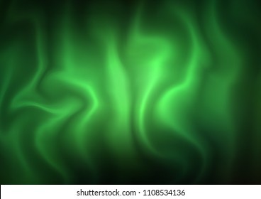 Dark Green vector template with lines, ovals. Geometric illustration in marble style with gradient.  Brand new design for your ads, poster, banner.