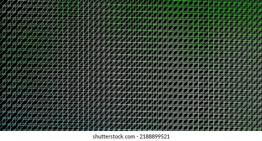 Dark Green vector template with lines. Modern abstract illustration with colorful lines. Smart design for your promotions.
