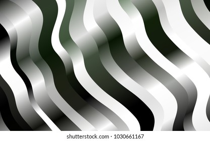 Dark Green vector template with liquid shapes. Geometric illustration in marble style with gradient.  Pattern for your business design.