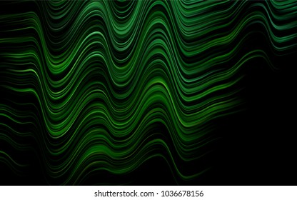 Dark Green vector template with liquid shapes. Geometric illustration in marble style with gradient.  Textured wave pattern for backgrounds.