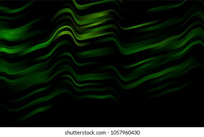 Dark Green vector template with liquid shapes. Geometric illustration in marble style with gradient.  Textured wave pattern for backgrounds.