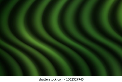 Dark Green vector template with liquid shapes. Glitter abstract illustration with wry lines. The best blurred design for your business.