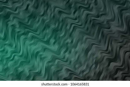 Dark Green vector template with liquid shapes. Geometric illustration in marble style with gradient.  Pattern for your business design.