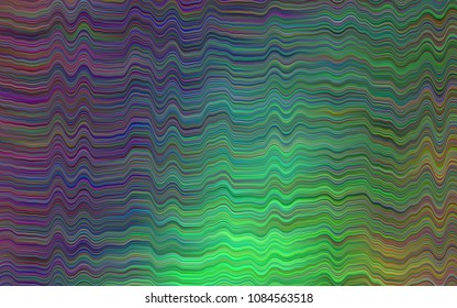 Dark Green vector template with liquid shapes. Colorful illustration in abstract marble style with gradient. A completely new marble design for your business.
