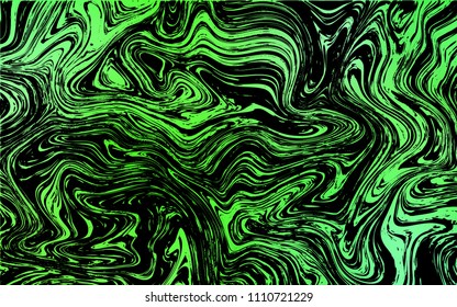 Dark Green vector template with liquid shapes. Colorful abstract illustration with gradient lines. Pattern for your business design.