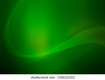 Dark Green vector template with liquid shapes. Colorful illustration in abstract marble style with gradient. The best blurred design for your business.