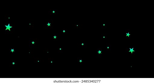 Plantilla de Vector verde oscuro con estrellas de neón. Difumina el diseño decorativo en estilo simple con estrellas. Patrón para Sitios web, páginas de aterrizaje.