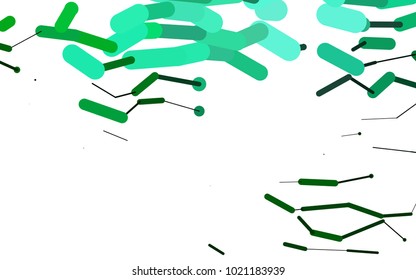 Dark Green vector template with repeated sticks. Blurred decorative design in simple style with lines. The pattern can be used for websites.