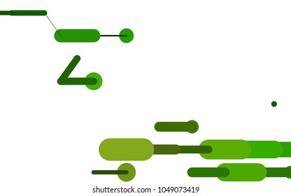 Dark Green vector template with repeated sticks. Blurred decorative design in simple style with lines. Smart design for your business advert.
