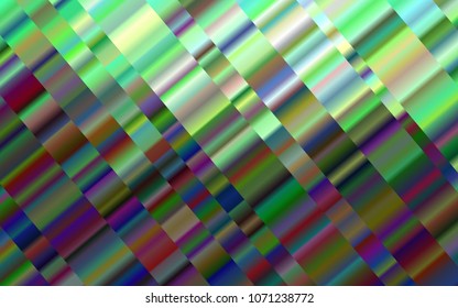 Dark Green vector template with repeated sticks. Decorative shining illustration with lines on abstract template. The pattern can be used for websites.