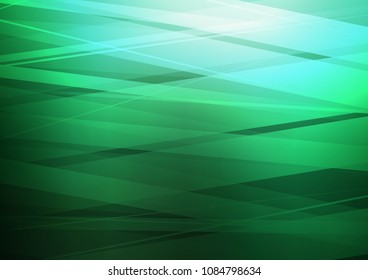 Dark Green vector template with repeated sticks. Blurred decorative design in simple style with lines. The template can be used as a background.