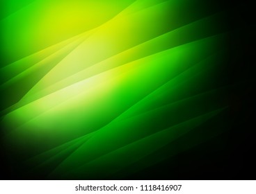 Dark Green vector template with repeated sticks. Modern geometrical abstract illustration with staves. Best design for your ad, poster, banner.