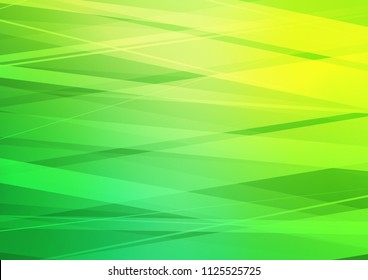 Dark Green vector template with repeated sticks. Decorative shining illustration with lines on abstract template. The pattern can be used as ads, poster, banner for commercial.