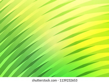 Dark Green vector template with repeated sticks. Glitter abstract illustration with colored sticks. The template can be used as a background.