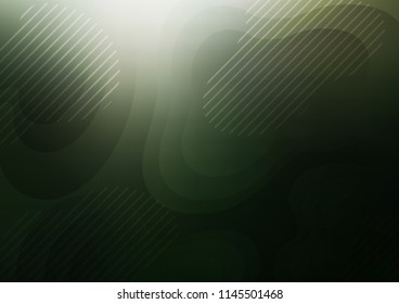 Dark Green vector template with repeated sticks. Glitter abstract illustration with colored sticks. Smart design for your business advert.