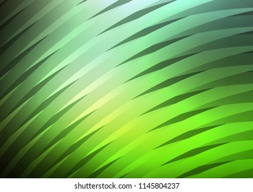 Dark Green vector template with repeated sticks. Blurred decorative design in simple style with lines. The pattern can be used for busines ad, booklets, leaflets
