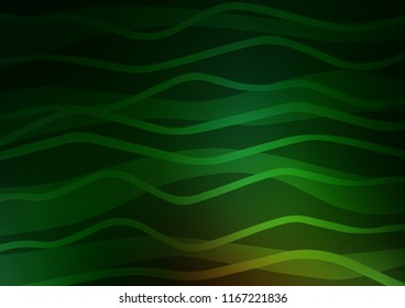 Dark Green vector template with repeated sticks. Modern geometrical abstract illustration with staves. The pattern can be used for busines ad, booklets, leaflets