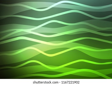 Dark Green vector template with repeated sticks. Blurred decorative design in simple style with lines. The pattern can be used for websites.