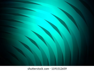 Dark Green vector template with repeated sticks. Lines on blurred abstract background with gradient. The pattern can be used for websites.