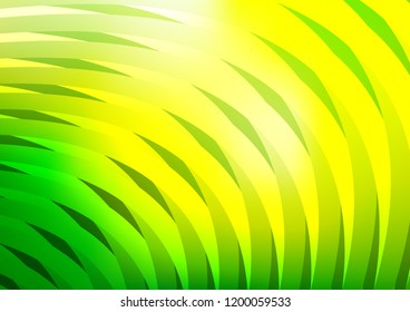 Dark Green vector template with repeated sticks. Shining colored illustration with narrow lines. The pattern can be used as ads, poster, banner for commercial.
