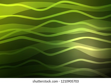 Dark Green vector template with repeated sticks. Blurred decorative design in simple style with lines. Smart design for your business advert.
