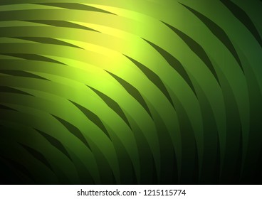 Dark Green vector template with repeated sticks. Modern geometrical abstract illustration with staves. Smart design for your business advert.