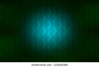 Dark Green vector template with repeated sticks. Colorful shining illustration with lines on abstract template. Pattern for ad, booklets, leaflets.