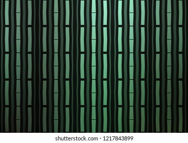 Dark Green vector template with repeated sticks. Decorative shining illustration with lines on abstract template. Best design for your ad, poster, banner.