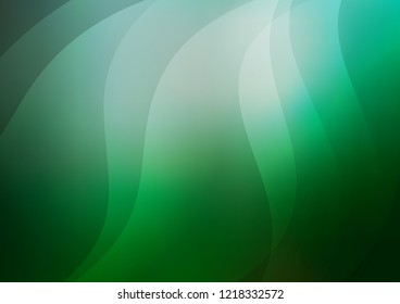 Dark Green vector template with repeated sticks. Shining colored illustration with narrow lines. Best design for your ad, poster, banner.