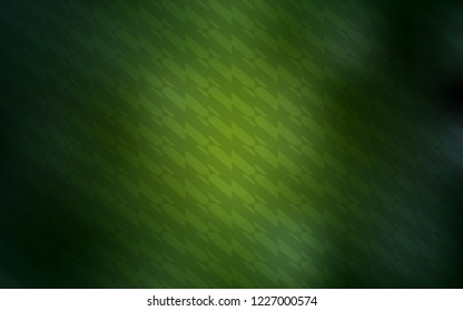 Dark Green vector template with repeated sticks. Shining colored illustration with sharp stripes. Pattern for ad, booklets, leaflets.