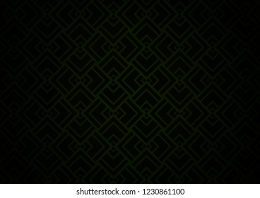 Dark Green vector template with repeated sticks. Glitter abstract illustration with colored sticks. Pattern for websites, landing pages.