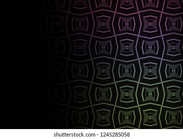 Dark Green vector template with repeated sticks. Glitter abstract illustration with colored sticks. Pattern for ads, posters, banners.