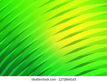 Dark Green vector template with repeated sticks. Shining colored illustration with narrow lines. Smart design for your business advert.