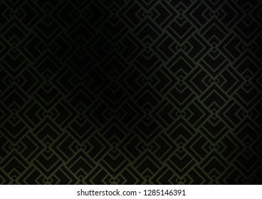 Dark Green vector template with repeated sticks. Modern geometrical abstract illustration with staves. Backdrop for TV commercials.