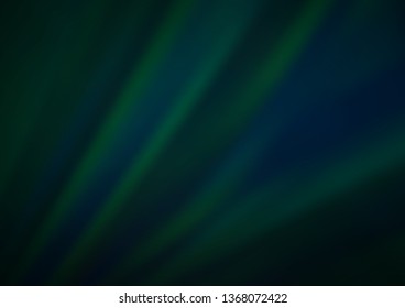 Dark Green vector template with repeated sticks. Decorative shining illustration with lines on abstract template. Best design for your ad, poster, banner.