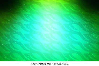 Dark Green vector template with repeated sticks. Shining colored illustration with sharp stripes. Template for your beautiful backgrounds.