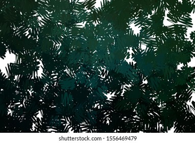 Dark Green vector template with repeated sticks. Colorful shining illustration with lines on abstract template. Smart design for your business advert.