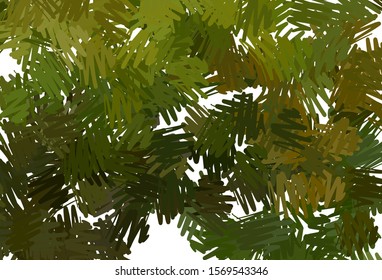 Dark Green vector template with repeated sticks. Lines on blurred abstract background with gradient. Best design for your ad, poster, banner.