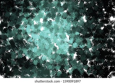 Dark Green vector template with repeated sticks. Lines on blurred abstract background with gradient. Template for your beautiful backgrounds.