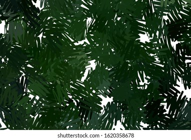 Dark Green vector template with repeated sticks. Blurred decorative design in simple style with lines. Pattern for your busines websites.