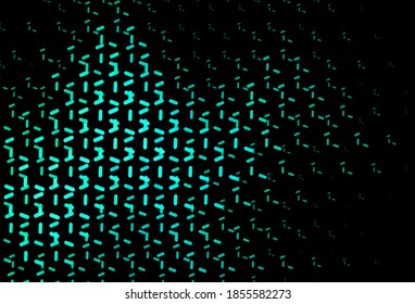 Dark Green vector template with repeated sticks. Colorful shining illustration with lines on abstract template. Smart design for your business advert.
