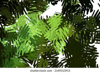 Dark Green vector template with repeated sticks. Shining colored illustration with sharp stripes. Smart design for your business advert.
