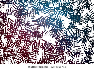 Dark green vector template with repeated sticks. Shining colored illustration with narrow lines. Backdrop for TV commercials.