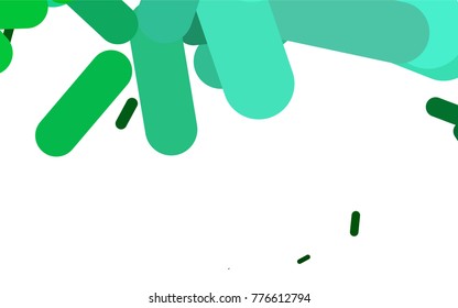 Dark Green vector template with repeated sticks. Blurred decorative design in simple style with lines. Smart design for your business advert.